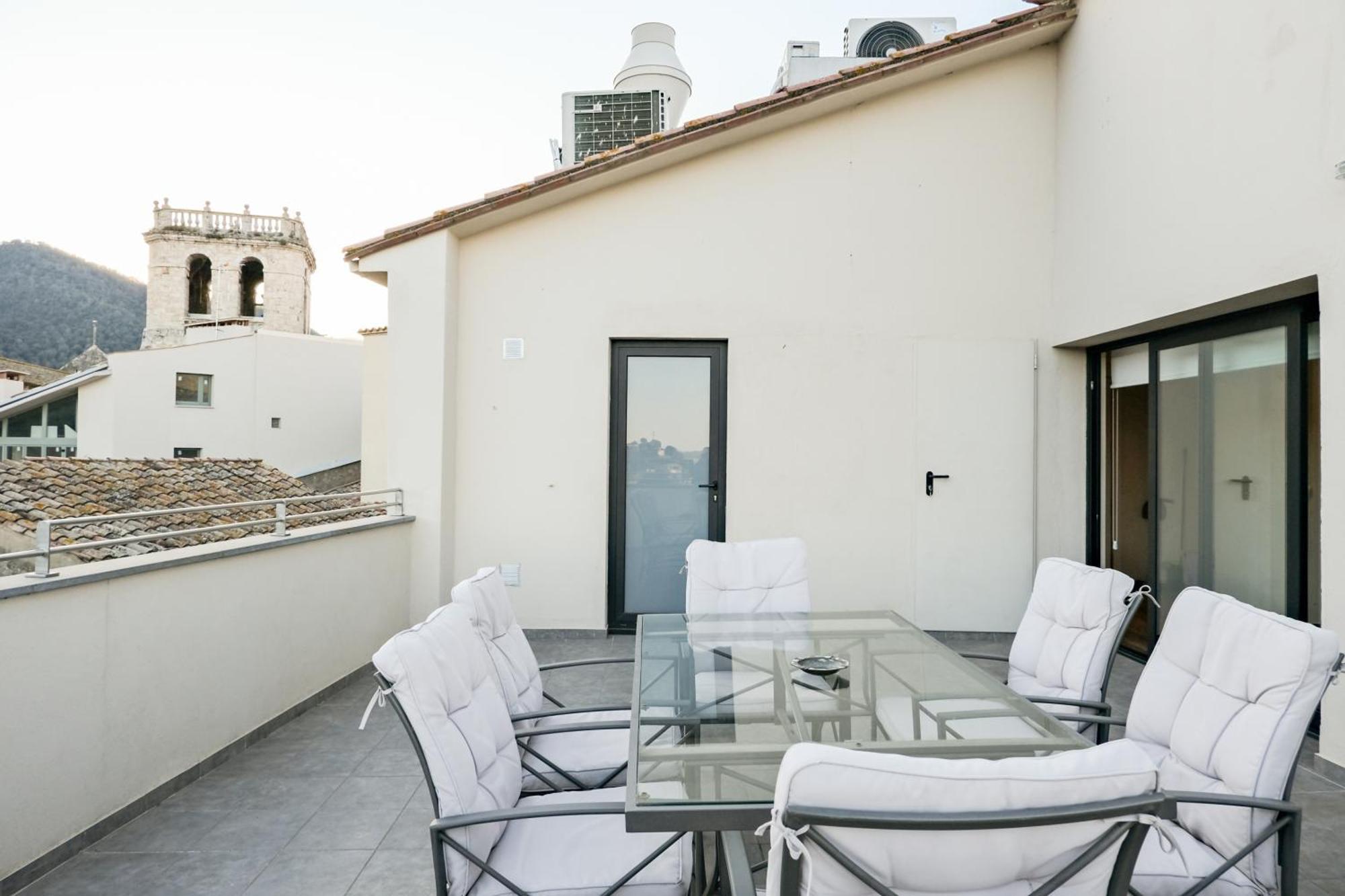 Can Cintet 3 Apartamento Con Terraza En เบซาลู ภายนอก รูปภาพ