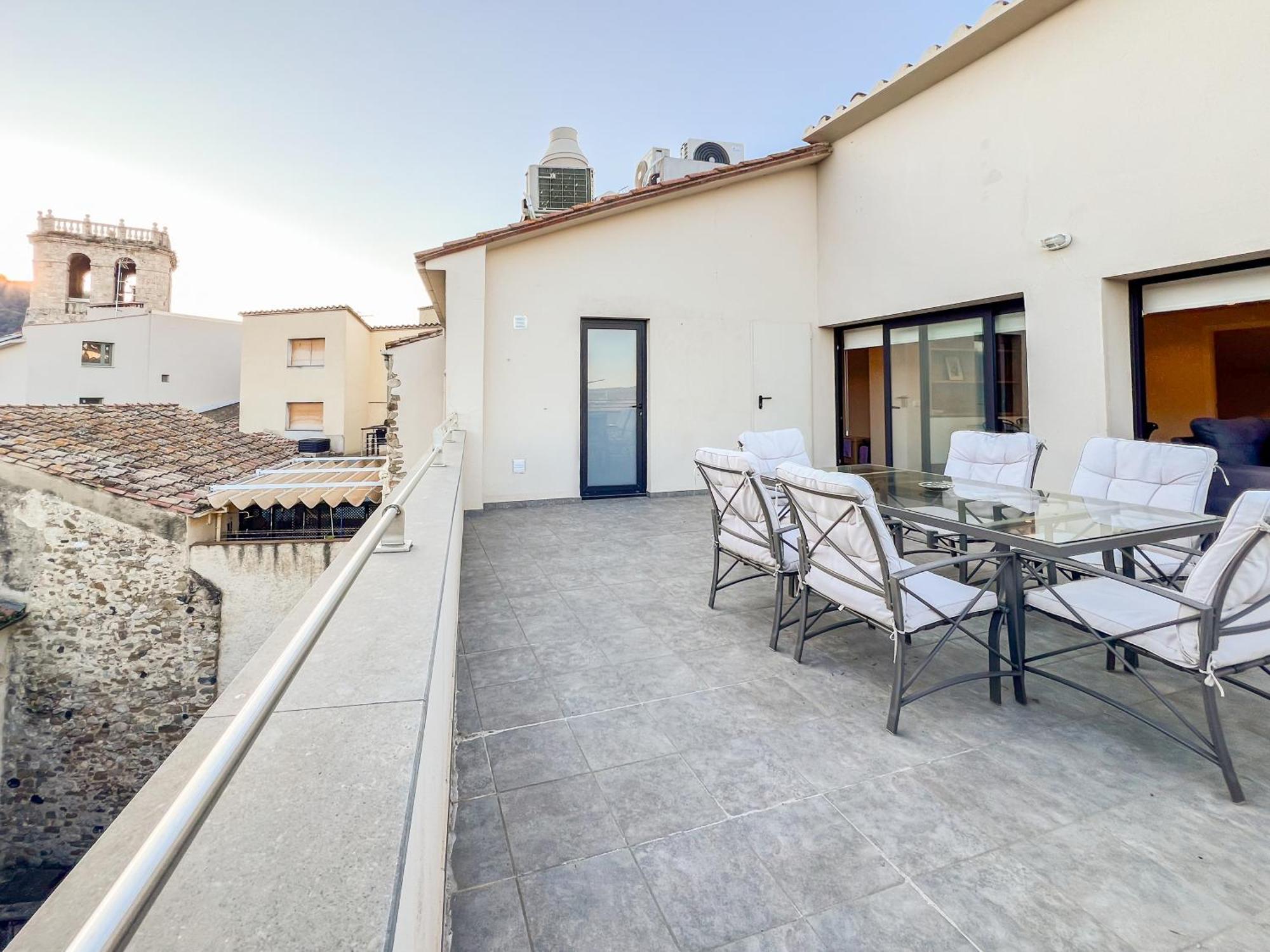 Can Cintet 3 Apartamento Con Terraza En เบซาลู ภายนอก รูปภาพ